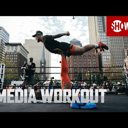 Paul vs. Woodley: Media Workout | SHOWTIME PPV