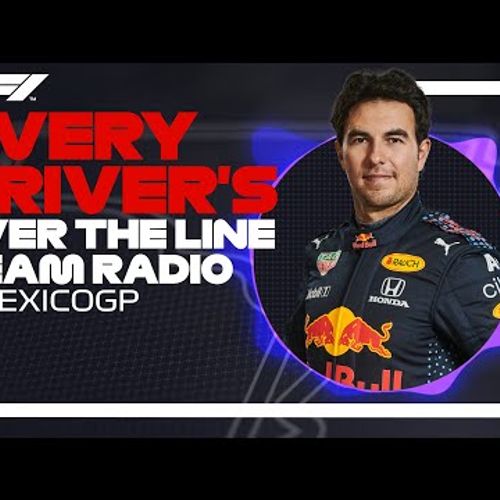 Every Driver's Radio At The End Of Their Race | 2021 Mexico City Grand Prix