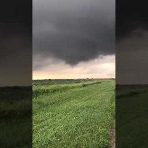 Tornado Forms Over Sycamore, Illinois