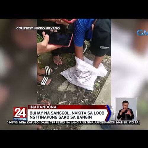 Buhay na sanggol, nakita sa loob ng itinapong sako sa bangin | 24 Oras Weekend