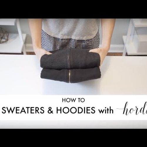 How To Fold Sweaters & Hoodies