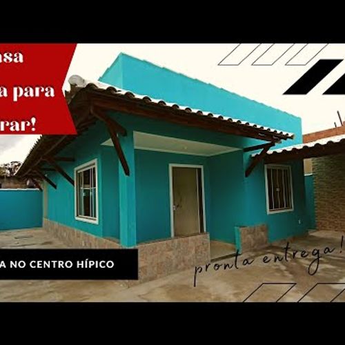 Maravilhosa casa pronta para morar no Centro Hípico - Unamar