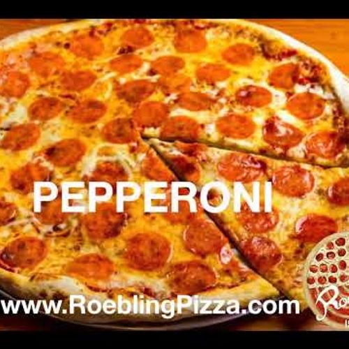 Roebling Pizza menu items in pictures! Come in for a slice or order online!