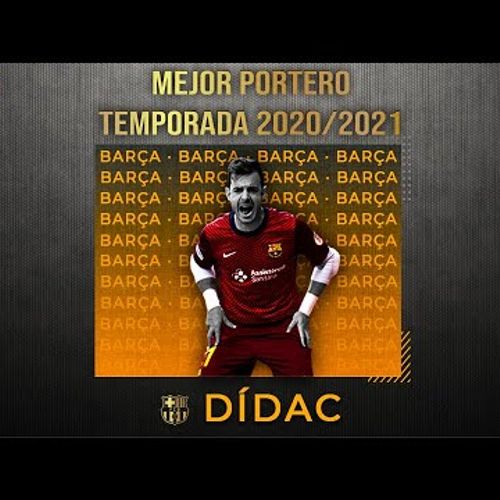 Dídac - Trofeo al '𝗠𝗲𝗷𝗼𝗿 𝗣𝗼𝗿𝘁𝗲𝗿𝗼' de la Temporada 2020/21