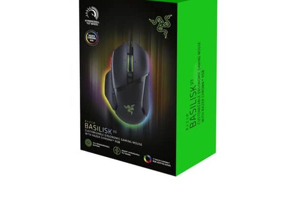 Razer Basilisk V3 – Ergonomic USB Optical RGB Gaming Mouse