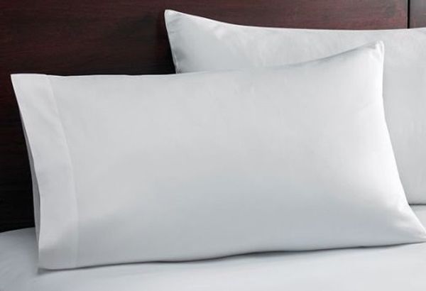 PILLOW CASE (STD) TC130 42X34 WHITE DZ