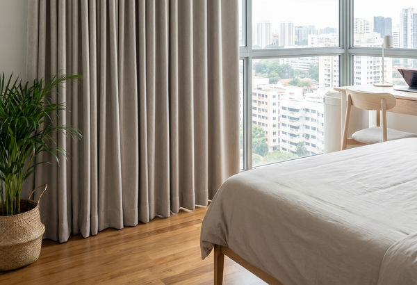 Blackout S-Fold Curtain