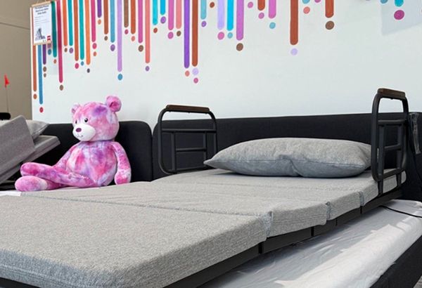 Portable Power Bed With Side Rails