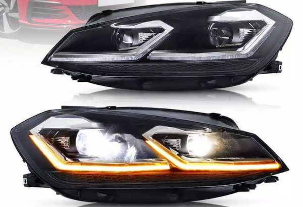 Headlights For 2018-2021 VW Golf 7.5 MK7.5