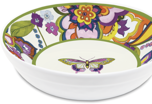 AMAZZONIA Prato fundo melamina conjunto c/ 6 unidades