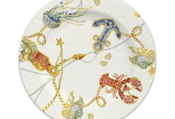 PORTOFINO Prato raso melamina conjunto c/ 6 unidades