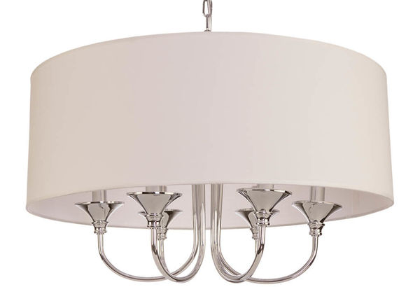 Żyrandol Abu Dhabi Silver White 60x130cm Cosmo Light