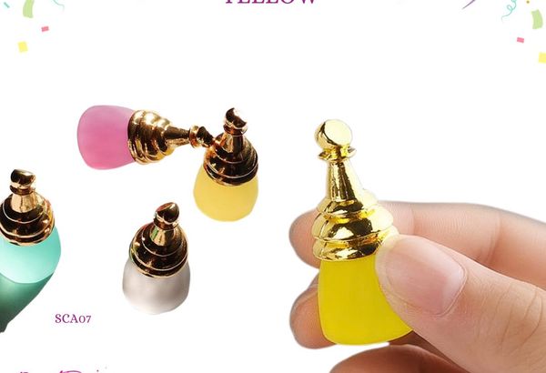 NAIL SUPPORT FLAT YELLOW