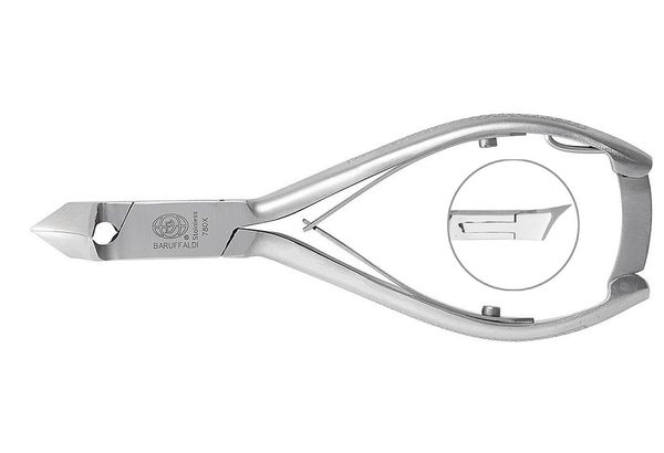 Alicate Unhas Baruffaldi 1/2 Lua Inox 14 cm