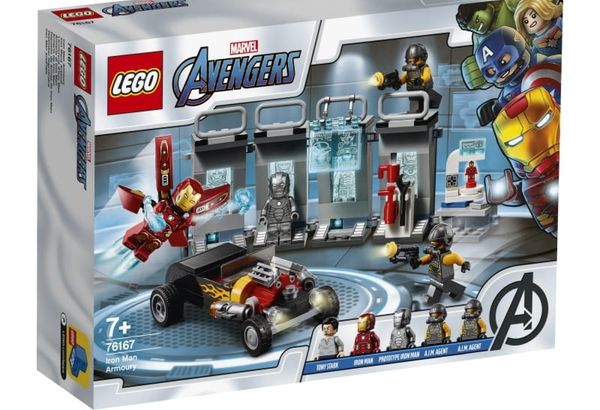 LEGO Super Heroes 76167 Zbrojownia Iron Mana