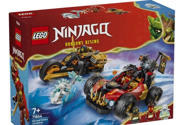 LEGO 71864 Ninjago Wielofunkcyjne pojazdy Kaia i Cole’a