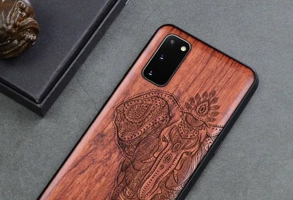 Coque Bois Éléphant Samsung Galaxy S20