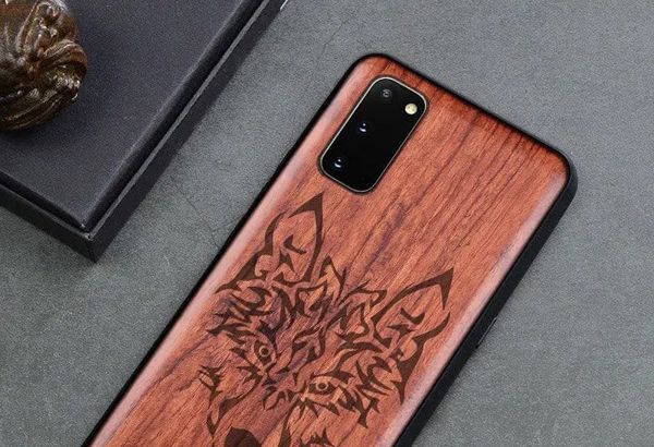 Coque Bois Wolf Samsung Galaxy S20