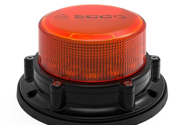 HEAVY DUTY LED AMBER BEACON 3 BOLT FIXED MOUNT 12/24V 20…
