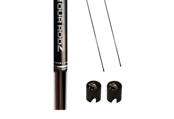 Longridge Tour Rodz Golf Alignment Sticks 2pc - Black