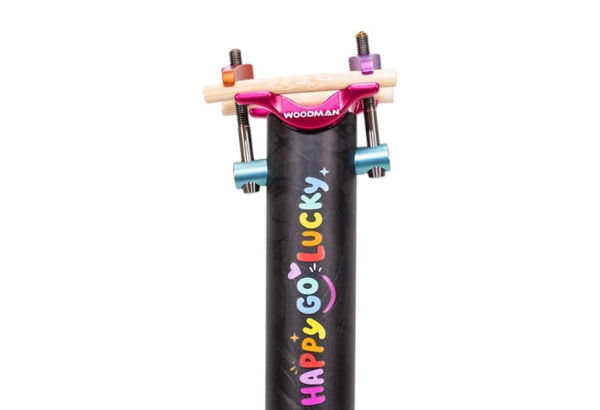 WOOdman Carbon Seatpost Happy Go Lucky Series for Brompton