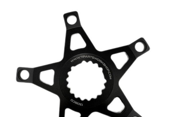Tiparts Stock Crank Spider BCD130 T line - Orange