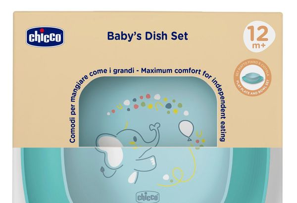 SET PIATTI 12M+/CHICCO - Blu