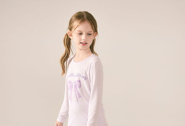 AIMER KIDS Lace Bowknot Pattern Warm Clothing Set for Girls…