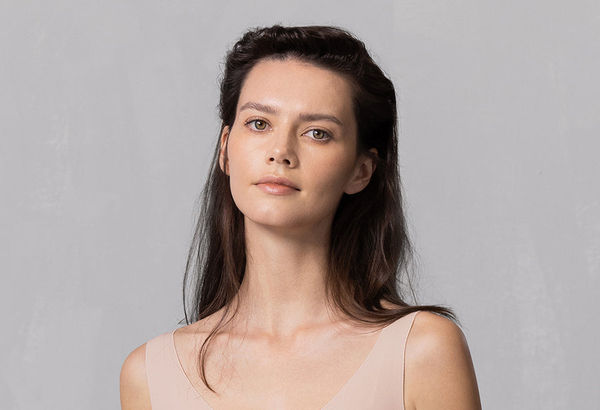 Aimer 25SS NONOBRA Vest-Style Bra - Nude / S