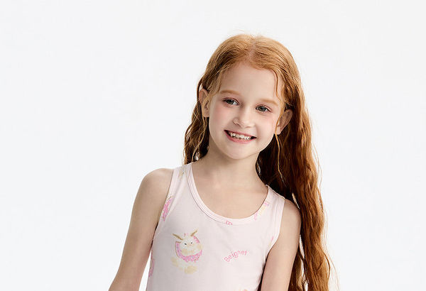 Aimer Kids Printed Vest For Girls - Pink / 14yr/160