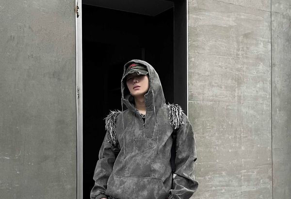 REBEL SHADE HOODIE - グレー / M