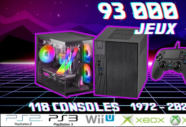 Console Retrobox 8 Platinum – 93 000 Jeux Inclus