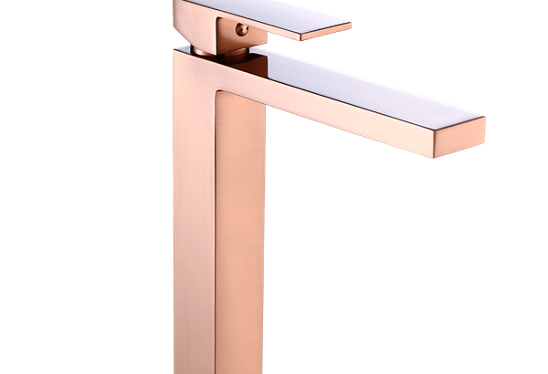 Bateria umywalkowa wysoka Ars – Miedź