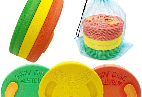 Kids Swimming Armbands Arm Float Discs for Pool, EVA Foam…