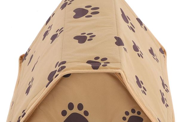 Luqeeg Foldable Footprint Dog House, Winter Warm Kennel Cat…