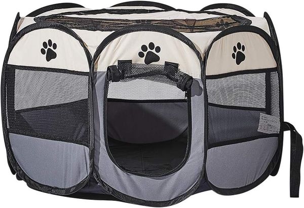 XhuangTech Soft Fabric Portable Foldable Pet Dog Cat…