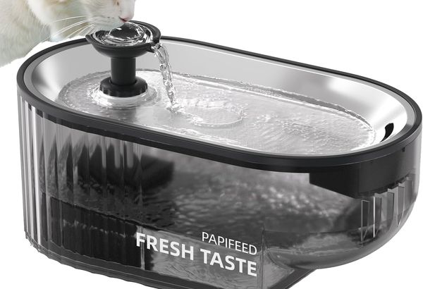 Cat Water Fountain, 84oz/2.5L Automatic Pet Water Fountain…