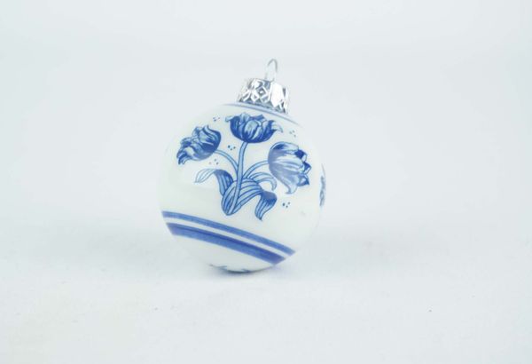 Small Ornament with Blue Tulips