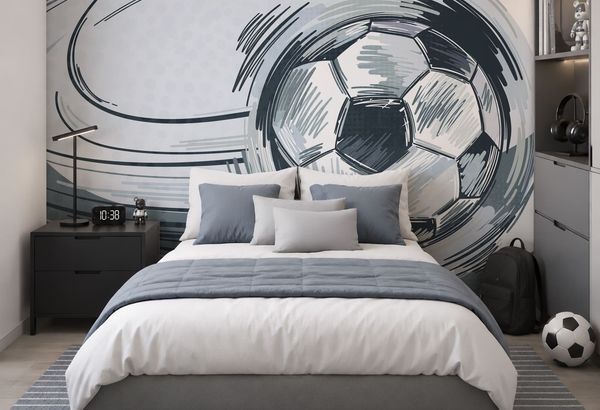 Papel de parede Bola de futebol num tornado