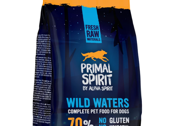 Primal Spirit Dog Food 70% Wild Waters 1kg