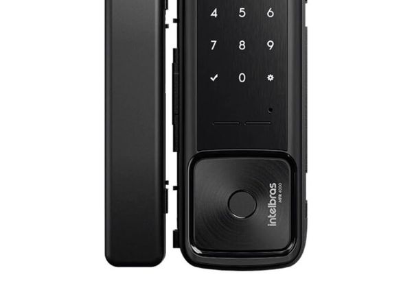 Fechadura Digital Mfr 4000 Inteligente P/ Porta De Vidro