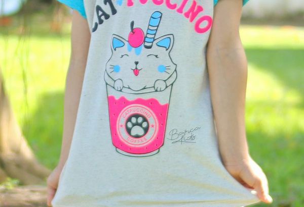 CAMISETA CAT PUCCINO