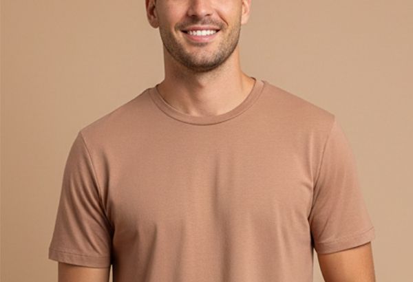 Tech T-Shirt Soft UV 50+ Marrom Claro