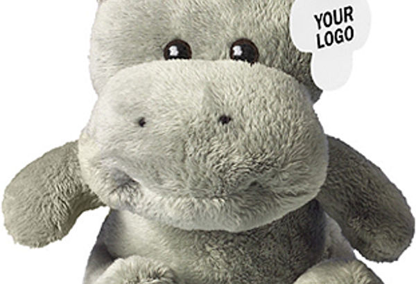 Peluche publicitaire Hyppopotame