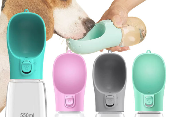 Bouteille d’eau étanche pour animaux de compagnie Chiens…