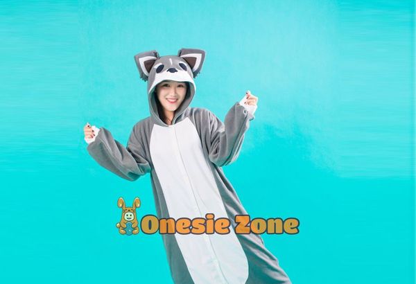 Siberian Husky Dog Kigurumi Couple Outfit Styles Onesies