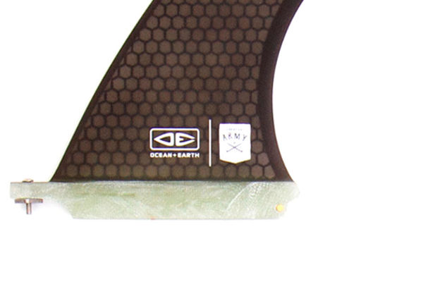 O&E Creative Army Single Fin Honeycomb 8”