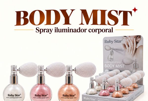 Spray Iluminador Corporal Body Mist Ruby Star RR1509