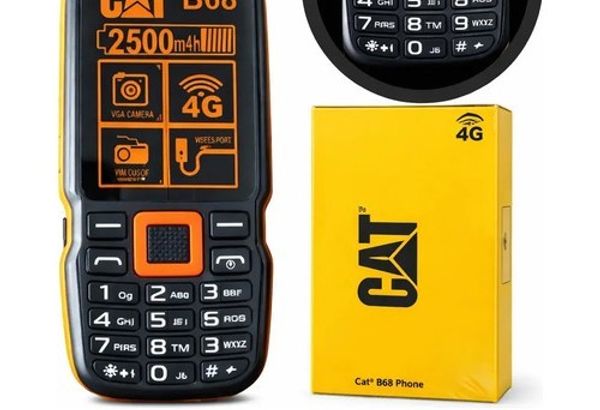 Telefone Antigo Cat B68 Cel Phone 4g Cam Bat 2500 Som Alto…