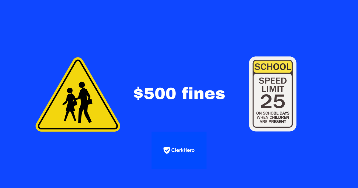 Special zones and enhanced penalties for traffic violations.